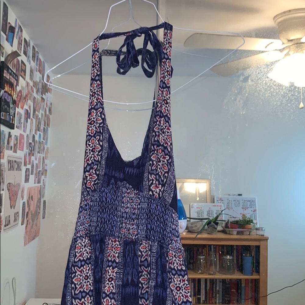 Tie Up Halter Dress